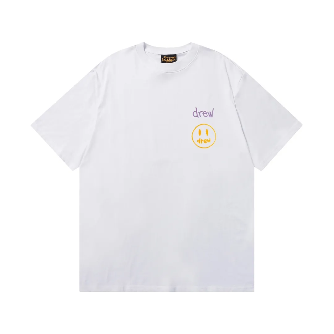 D 005 9 2023SS Same Style drew T g , ！ Quality！！ ， Quality！！ ， ！！ ， ， ， ， ， 。 Sizes：S M L XL ：Black White Royal Blue Red Brown White Orange